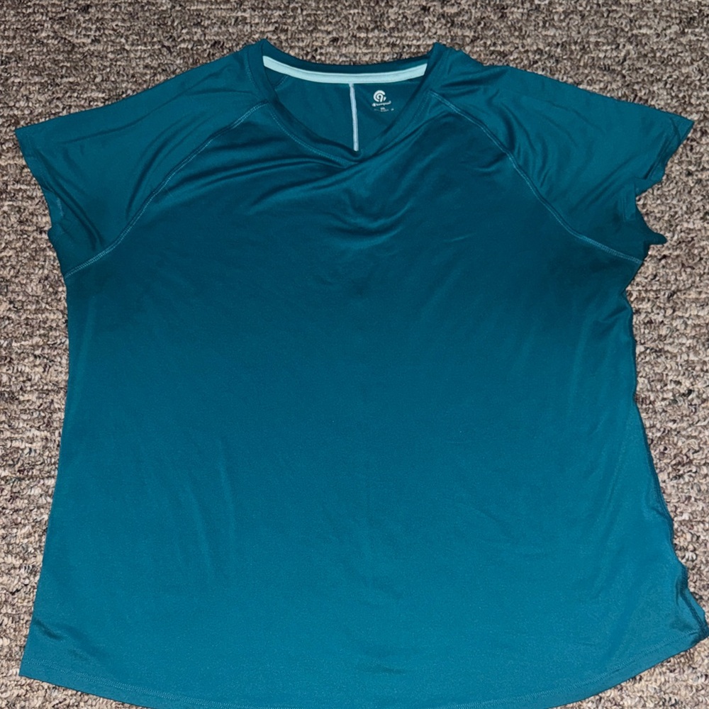 Champion Teal Short Sleeve Women's Tee